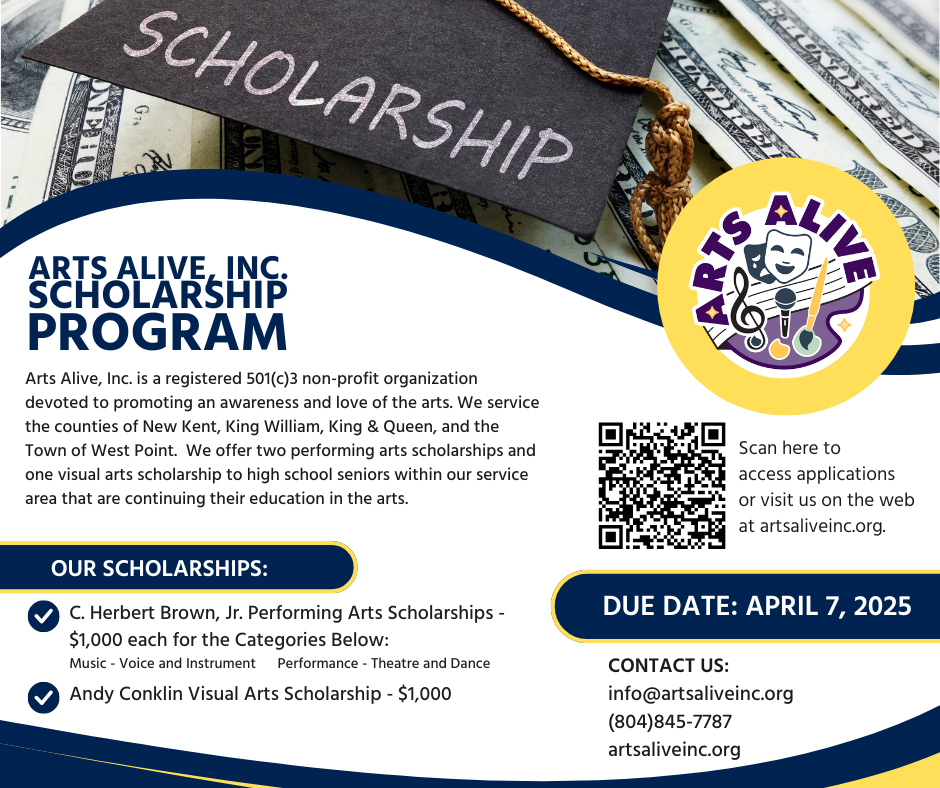 Arts Alive Scholarship Program